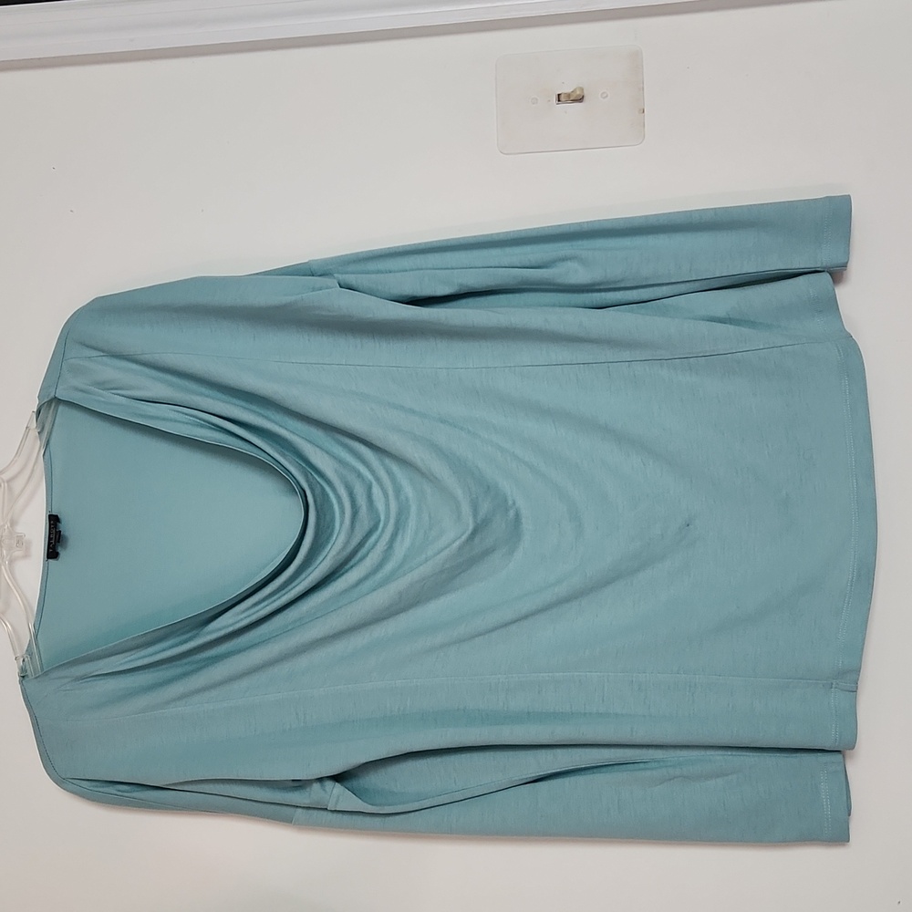 Talbots Soft Blue Knit Top